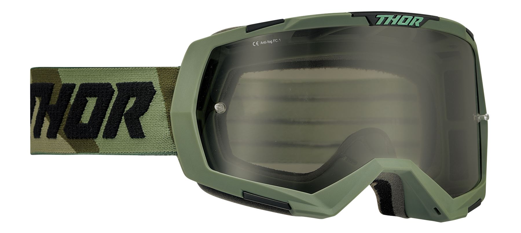 Thor 2025 Goggles Regiment Camo Black